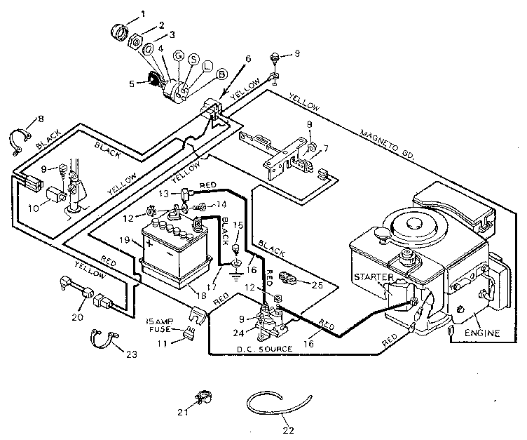 Craftsman 502254190 wiring system diagram