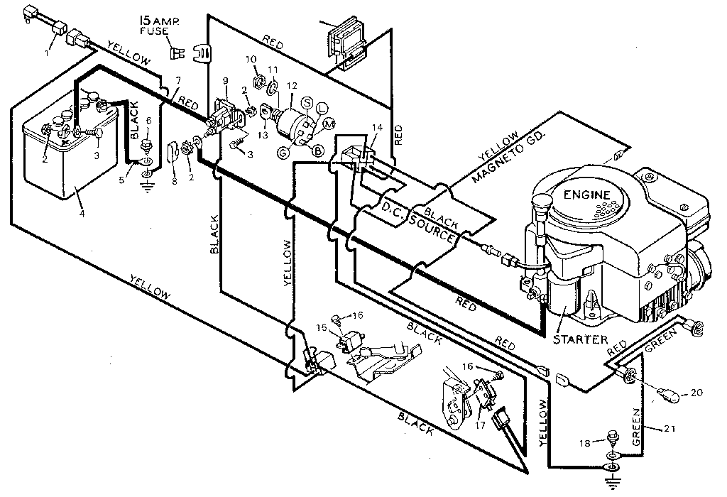 Craftsman 502254981 wiring diagram