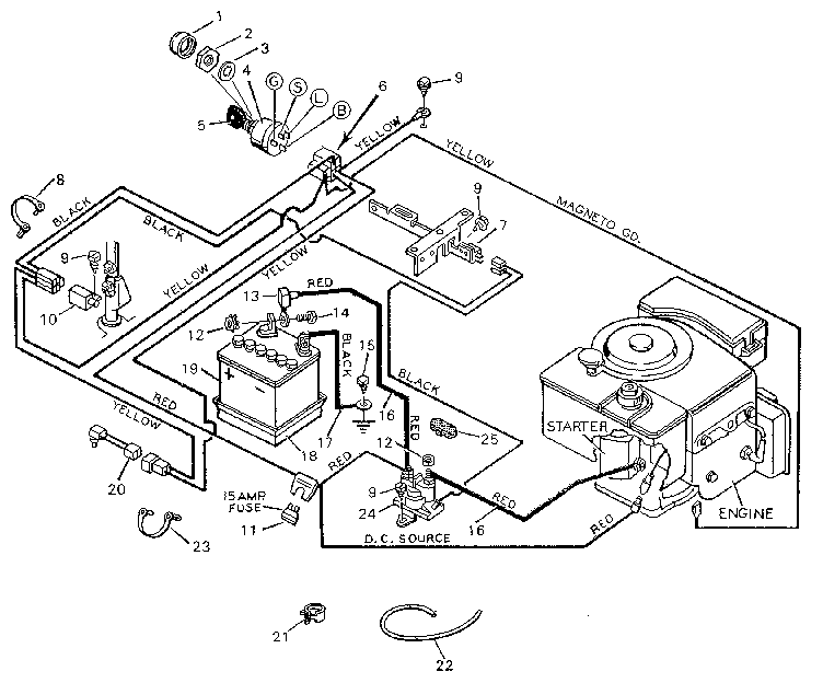 Craftsman 502254180 wiring system diagram
