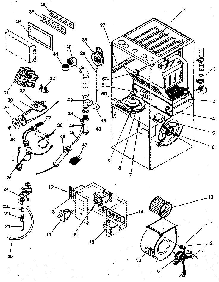 ICP NUGK040KF06 functional replacement parts/769437 diagram