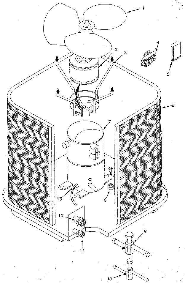Sears 867830310 functional replacement parts diagram