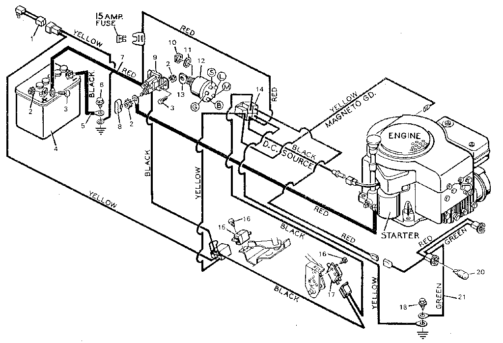 Craftsman 502254982 wiring diagram