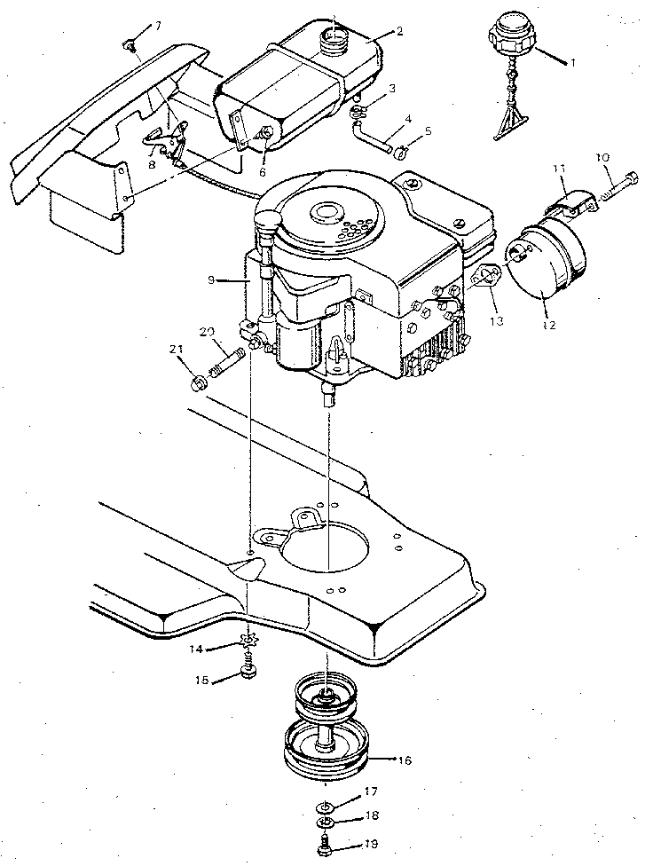 Craftsman 502254982 engine mount diagram