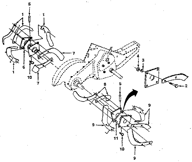 Craftsman 917299710 tines diagram