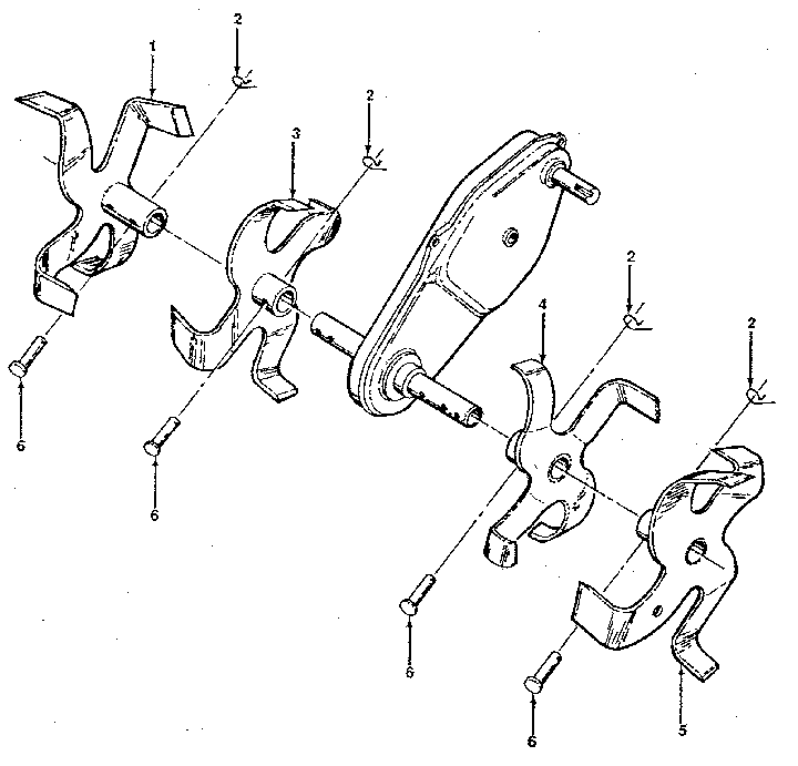 Craftsman 917298242 tine assembly diagram