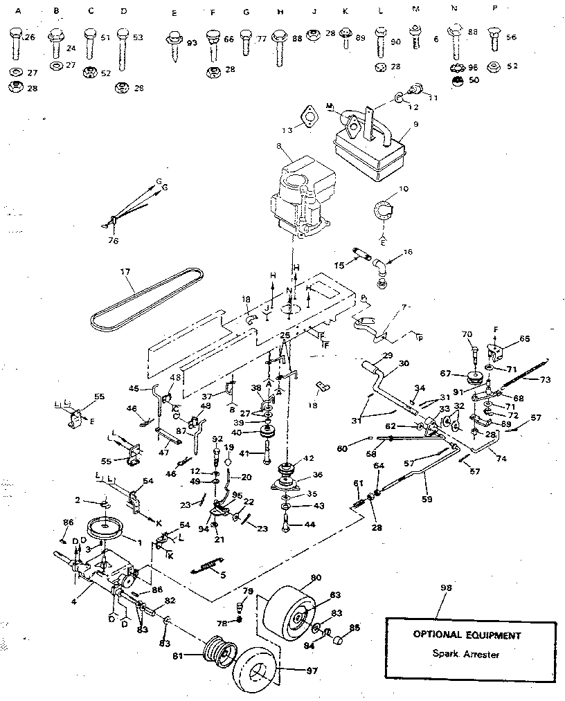 Craftsman 917254661 drive diagram