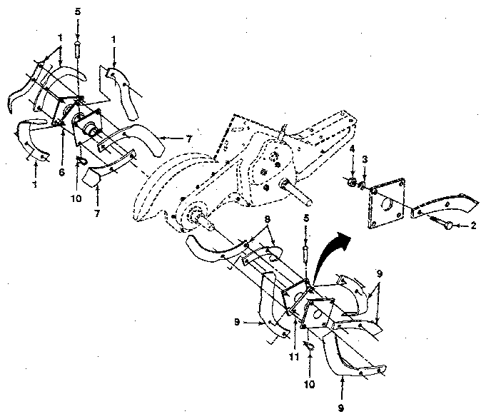 Craftsman 917299690 tines diagram