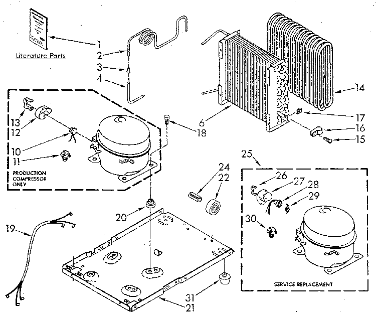 Kenmore 106859152 unit diagram