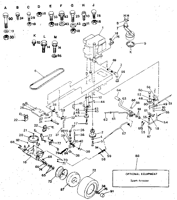 Craftsman 917254610 drive diagram