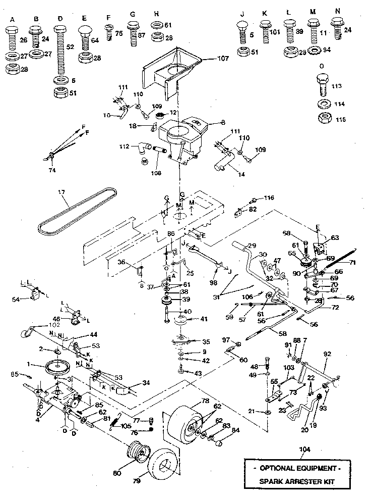 Craftsman 917254450 drive diagram