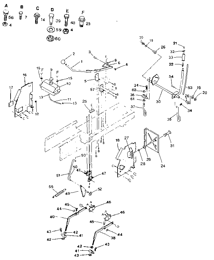 Craftsman 917254920 lift adjustment diagram