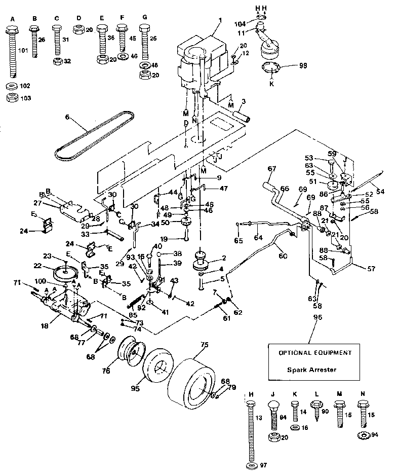 Craftsman 917259270 drive diagram