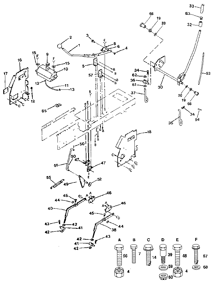 Craftsman 917259270 lift adjustment diagram