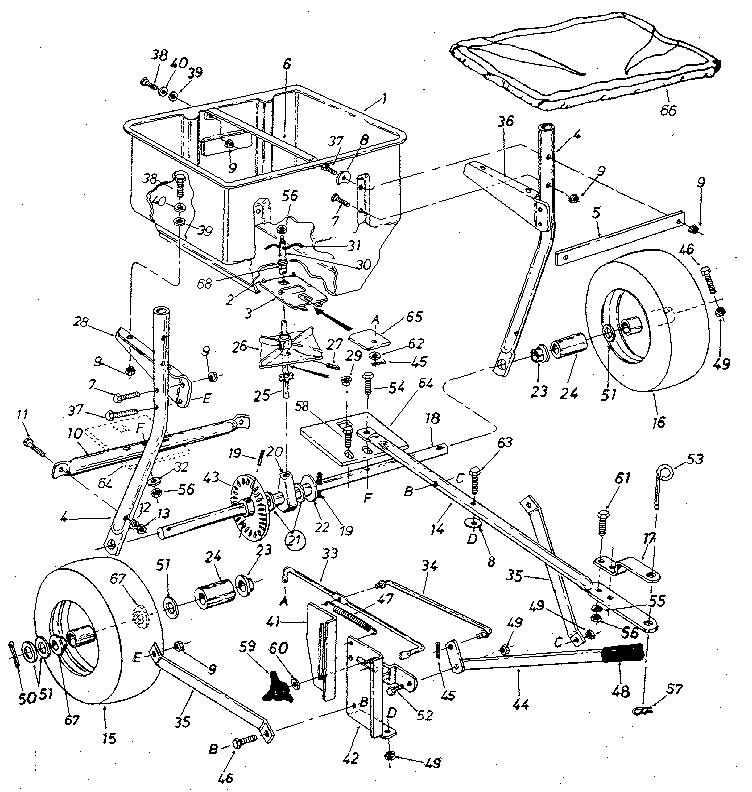 Craftsman 486243951 replacement parts diagram