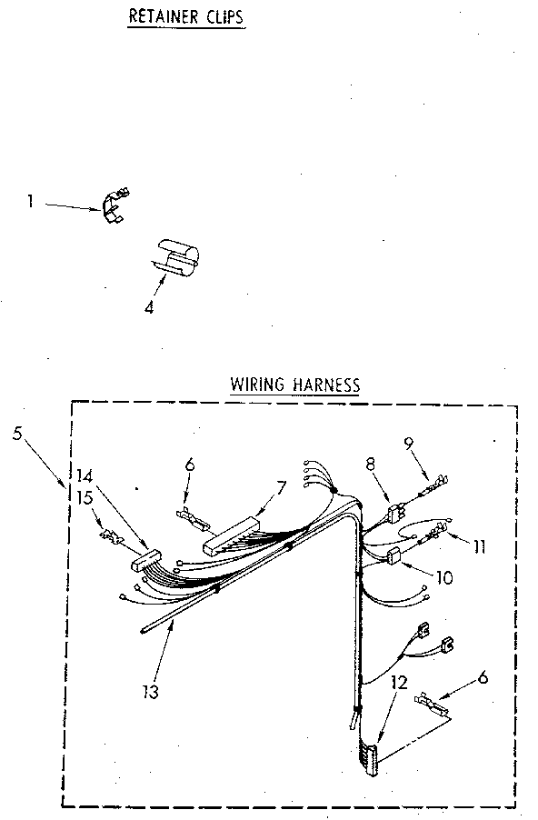 Kenmore 11082983120 wiring harness diagram