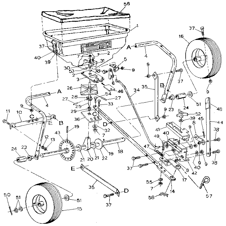 Craftsman 486243960 replacement parts diagram