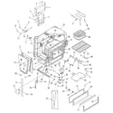 Kenmore 9114698815 oven body section diagram