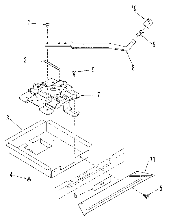 Kenmore 9114698895 door lock section diagram