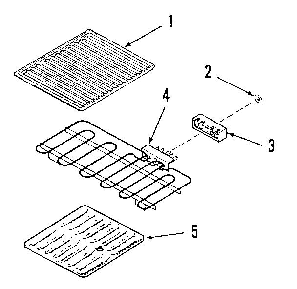 Kenmore 9114698895 optional electric grill module kit 4998640 diagram