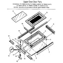 Kenmore 7917898894 upper oven door diagram