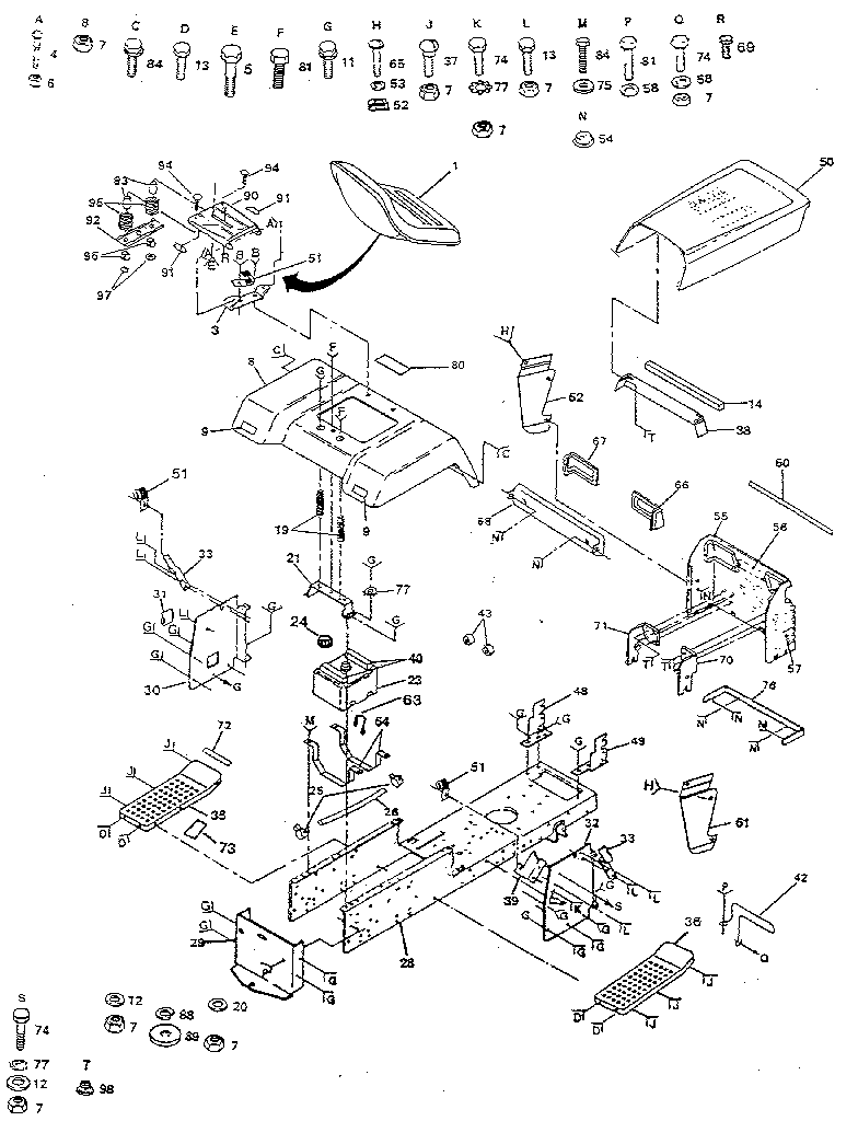 Craftsman 917259730 chassis and enclosures diagram