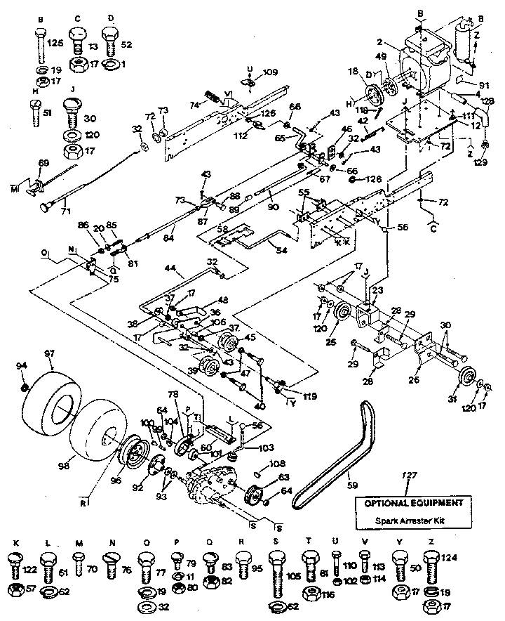 Craftsman 917250031 ground drive diagram