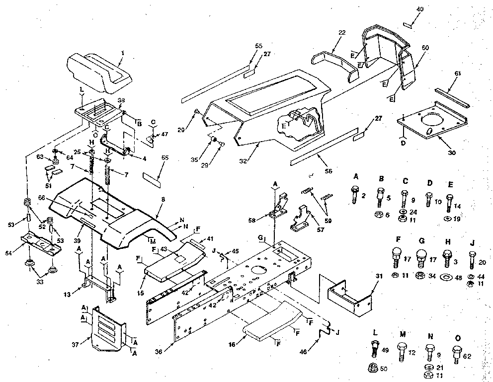 Craftsman 917254960 chassis diagram