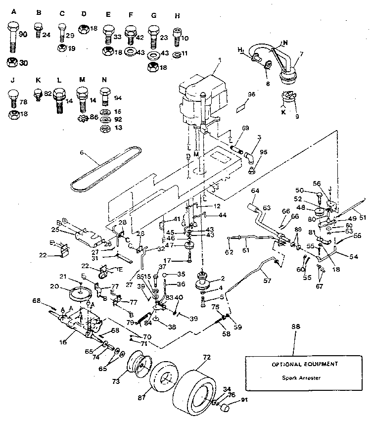 Craftsman 917254960 drive diagram
