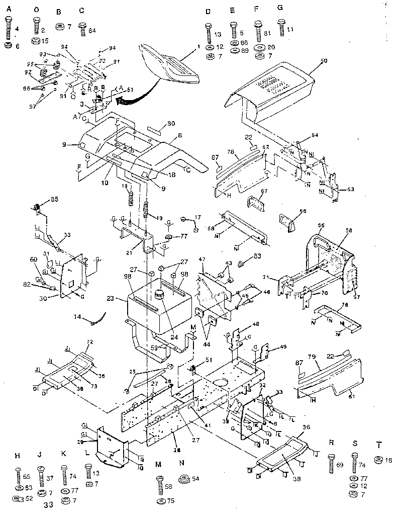 Craftsman 917254940 chassis diagram