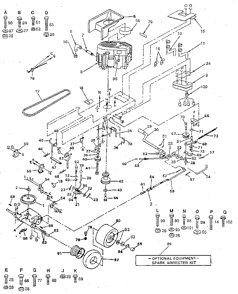 Craftsman 917254940 drive diagram