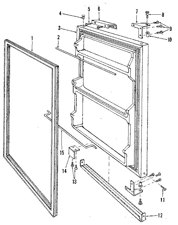 Sears 7679905880 door diagram
