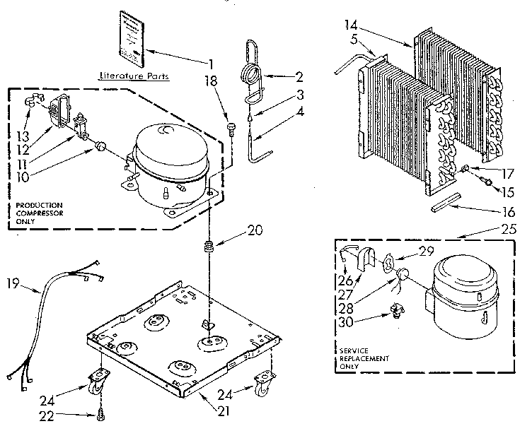 Kenmore 106859302 unit diagram