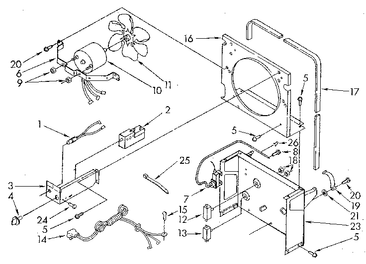 Kenmore 106859302 air flow and control diagram