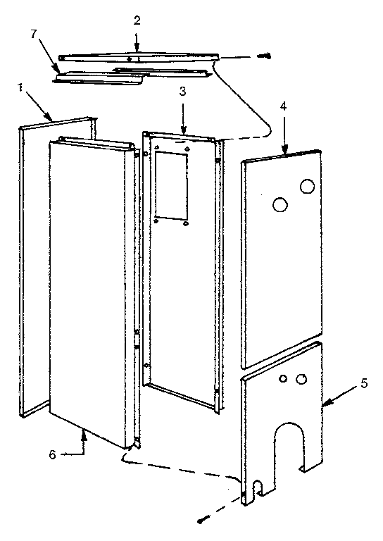 Kenmore 229944342 flush jacket diagram