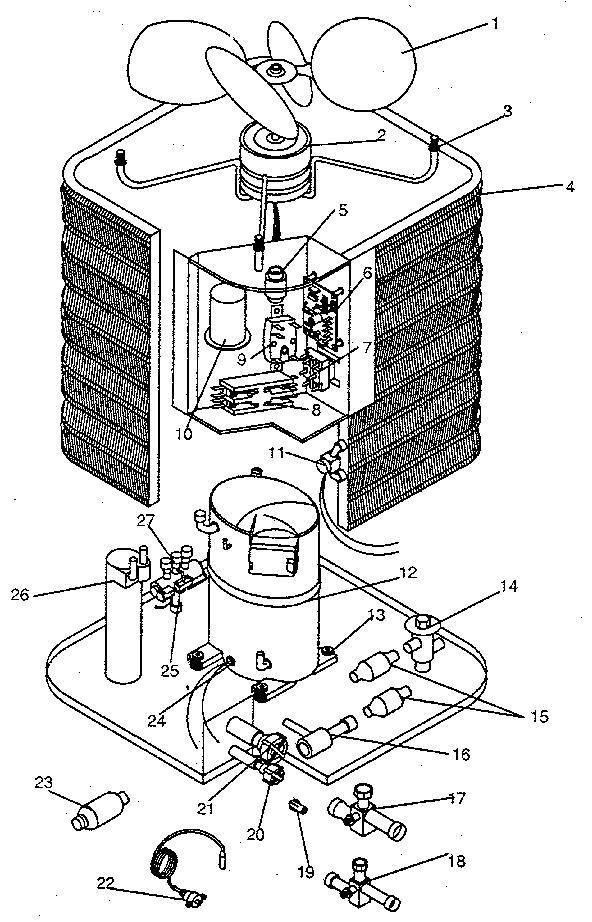 Sears 867801220 functional replacement parts diagram