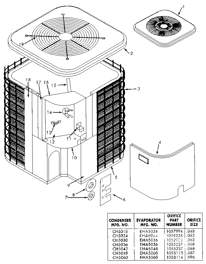 Sears 867801220 non-functional replacement parts diagram