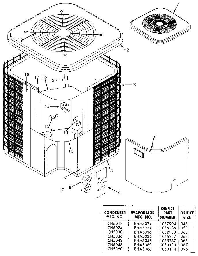 Sears 867801220 non-functional replacement parts diagram