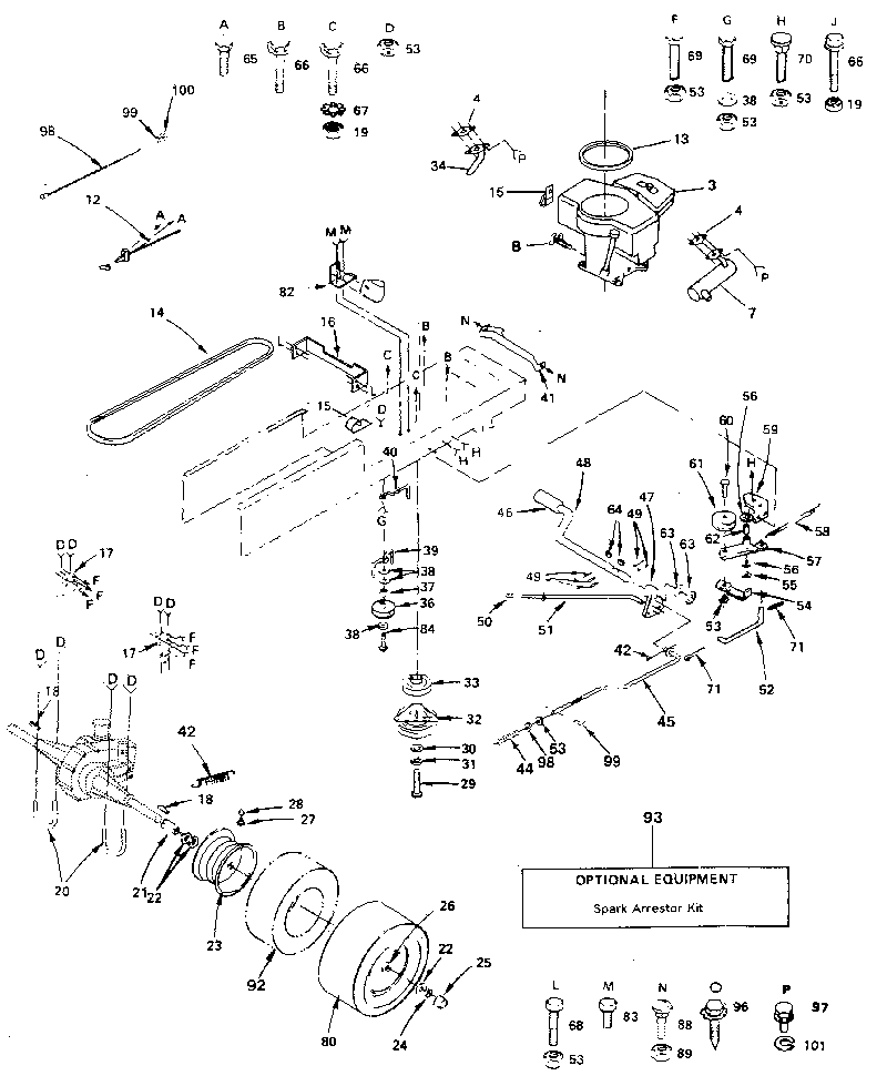 Craftsman 917254740 drive diagram