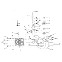 Craftsman 917254740 transaxle and pump assembly diagram