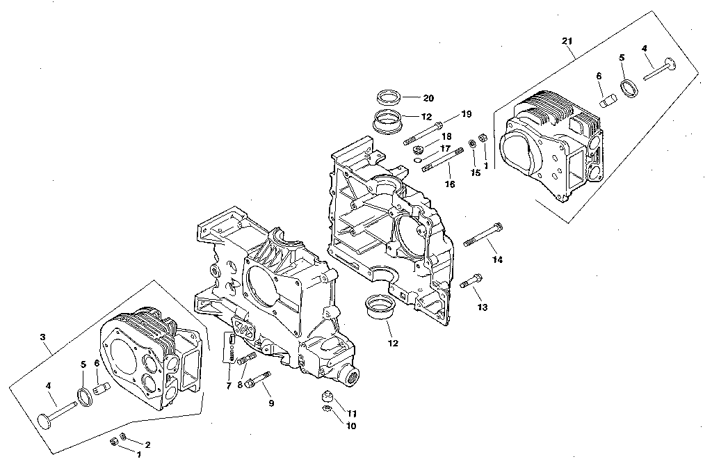 Craftsman 917254460 crankcase - group 7 diagram
