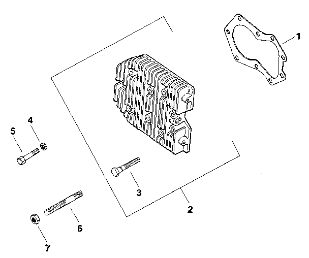 Craftsman 917254460 cylinder head - group 9 diagram