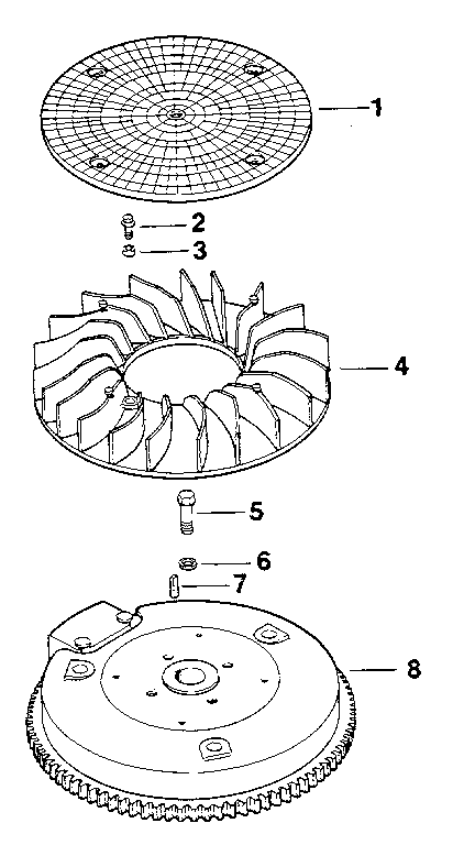Craftsman 917254460 flywheel - group 13 diagram
