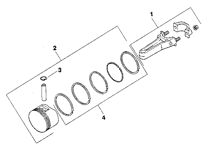 Craftsman 917254460 piston & rod - group 22 diagram