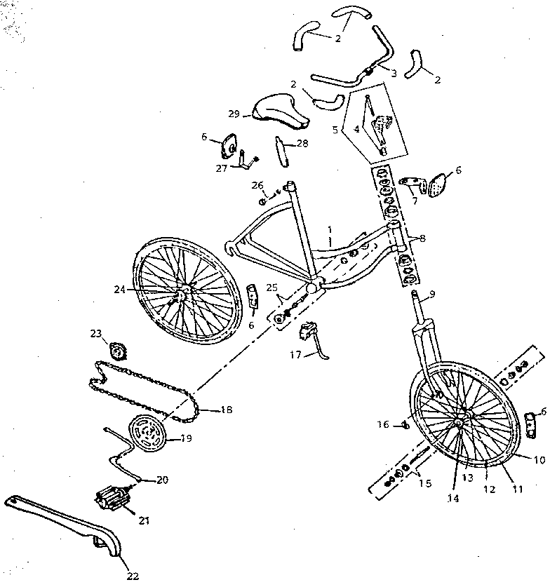 Ming Ta 2080 unit parts diagram
