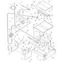Kenmore 9117390990 broiler and oven burner section diagram