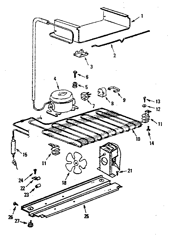 Craftsman 5648996110 cooling unit diagram