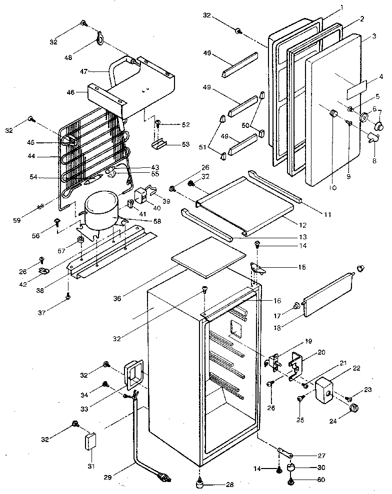 Craftsman 5649903650 cabinet parts diagram