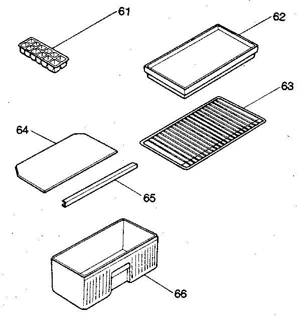 Craftsman 5649903650 shelves and accessories diagram