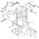 Kenmore 6651338582 frame diagram