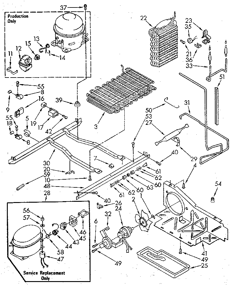Kenmore 1069505712 unit diagram